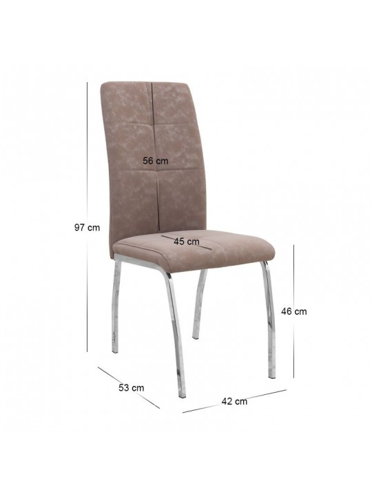 Σετ τραπεζαρία 5τμχ Darlen - Alma Megapap χρώμα sencron black - μπεζ 125x72x74εκ. Σετ τραπεζαρία 5τμχ Darlen - Alma Megapap χρώμα sencron black - μπεζ 125x72x74εκ.