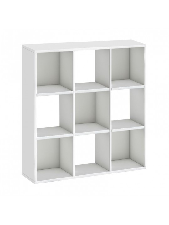 Βιβλιοθήκη Cube Megapap χρώμα λευκό 90x30x90εκ. Βιβλιοθήκη Cube Megapap χρώμα λευκό 90x30x90εκ.