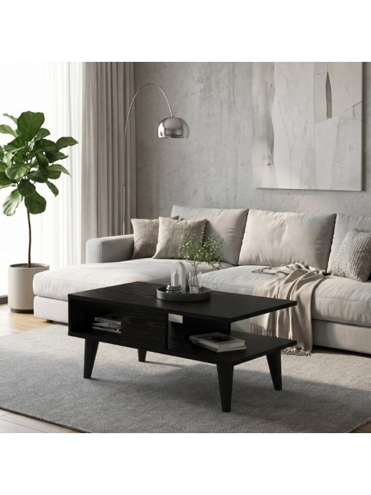Τραπεζάκι σαλονιού Andros Megapap χρώμα sencron black 90x54x39,6εκ. Τραπεζάκι σαλονιού Andros Megapap χρώμα sencron black 90x54x39,6εκ.