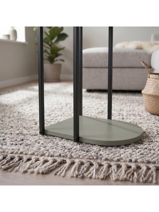 Τραπεζάκι βοηθητικό Roya Megapap χρώμα ash green 41,5x32x56εκ. Τραπεζάκι βοηθητικό Roya Megapap χρώμα ash green 41,5x32x56εκ.