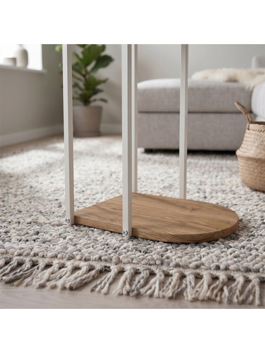 Τραπεζάκι βοηθητικό Roya Megapap χρώμα καρυδί Ud 41,5x32x56εκ. Τραπεζάκι βοηθητικό Roya Megapap χρώμα καρυδί Ud 41,5x32x56εκ.