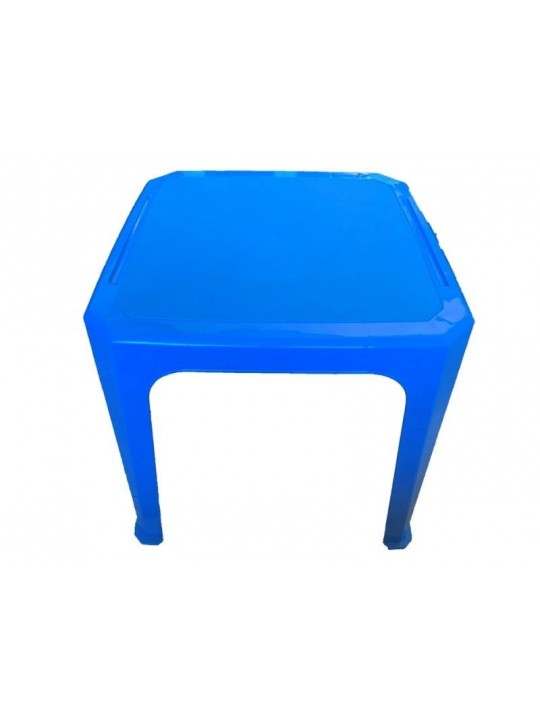 Nektar Plast Τραπεζάκι Παιδικό Τετράγωνο Πλαστικό Μπλέ 0198 - 42εκ X 42εκ Χ Υ44εκ