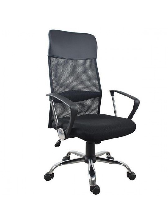 Νext deco 13830 Καρέκλα τροχήλατη μαύρη με δίχτυ στην πλάτη  Νext deco 13830 Καρέκλα τροχήλατη μαύρη με δίχτυ στην πλάτη