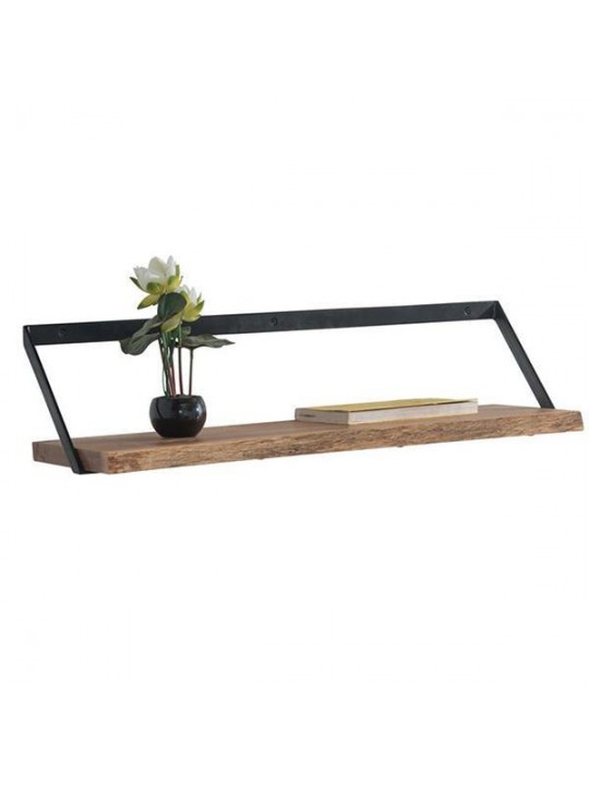 WALL-1 ράφι επιτοίχιο μεταλλικό με ξύλο ακακία Υ20x25x80εκ. - ΝΕΧΤ 32730------2