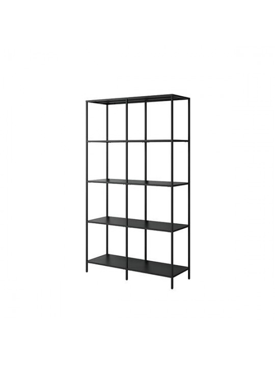 Nextdeco ραφιέρα,Υ175x100x36εκ. μαύρη μεταλλική με 4 ράφια - nextdeco 32846-09---2