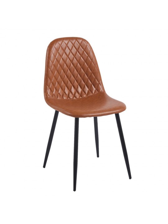 Καρέκλα μεταλλική Nextdeco Lina καφέ Υ84x43x40εκ - NEXT 35803-07---2 Καρέκλα μεταλλική Nextdeco Lina καφέ Υ84x43x40εκ - NEXT 35803-07---2