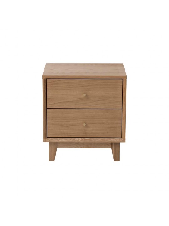 Κομοδίνο Nextdeco από μασίφ ξύλο δρυός Υ55x45x35εκ. -  11133------2