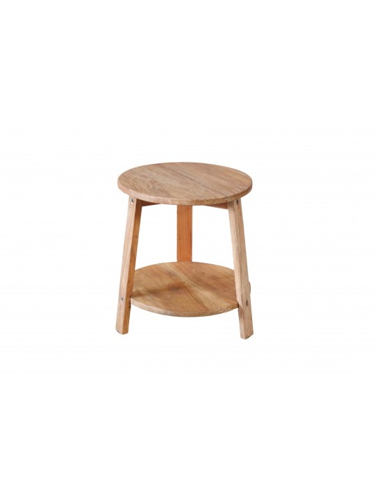 Τραπεζάκι Nextdeco 2 επιπέδων από ξύλο mahoni Υ45Ø40εκ - nextdeco 35738------2 Τραπεζάκι Nextdeco 2 επιπέδων από ξύλο mahoni Υ45Ø40εκ - nextdeco 35738------2