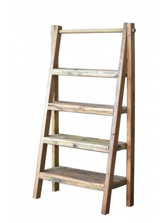 Βιβλιοθήκη Nextdeco ξύλο mahoni 4 επιπέδων Υ150x90x36/15εκ - nextdeco 35745------2