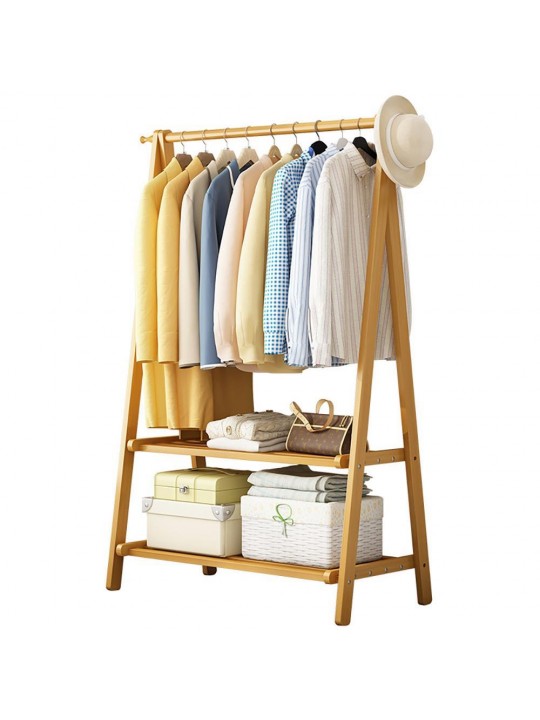 Κρεμάστρα ράγα οργάνωσης ρούχων Nextdeco ξύλινη Υ160x86x40εκ. - NEXT 32193------2