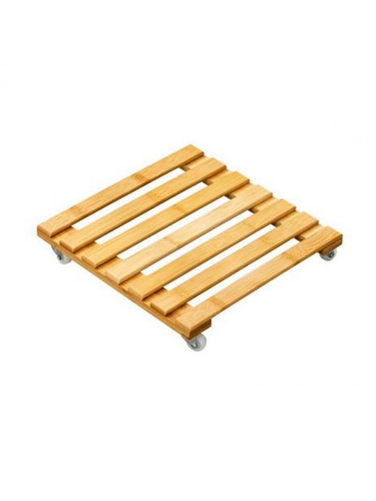 Βάση λουλουδιών τροχήλατη Nextdeco από bamboo 30x30εκ. - NEXT 36116------2