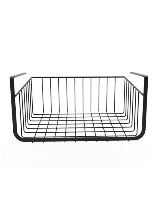 Καλάθι κρεμαστό ντουλάπας Nextdeco μαύρο Υ14x41x25εκ. - NEXT 35984------2