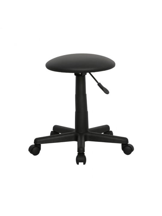 Επαγγελματικό σκαμπό τροχήλατο μαύρο Υ41,5-54xØ38εκ. - LANDMEGA 35833