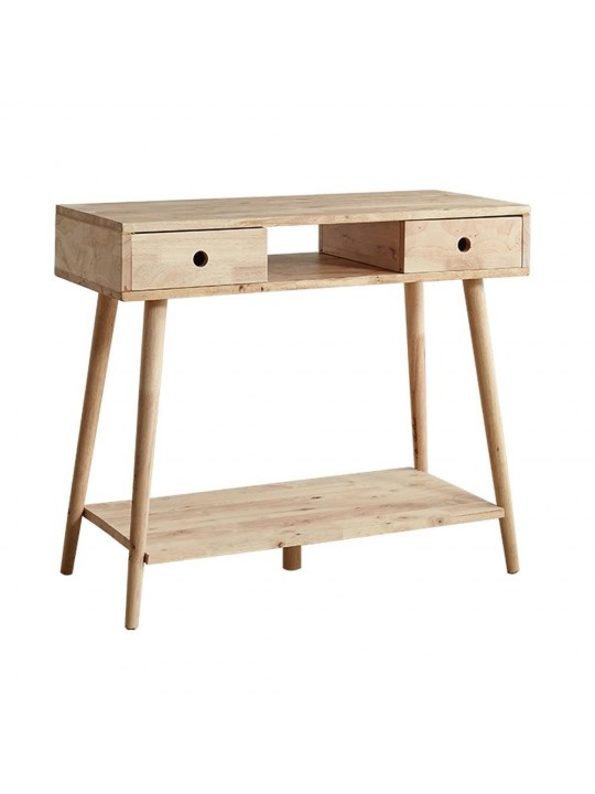 Κονσόλα Nextdeco Natural μασίφ ξύλο Υ76,5x90x40εκ. -  11719