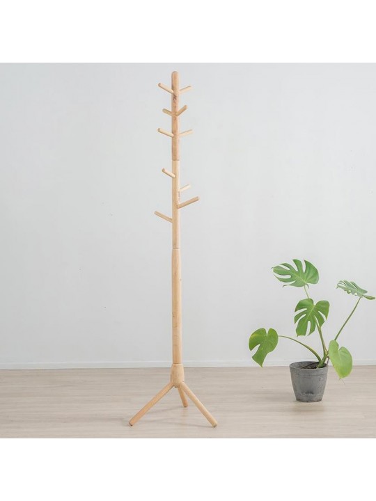 Καλόγερος Nextdeco Natural μασίφ ξύλο Υ175xØ41εκ. -  11723