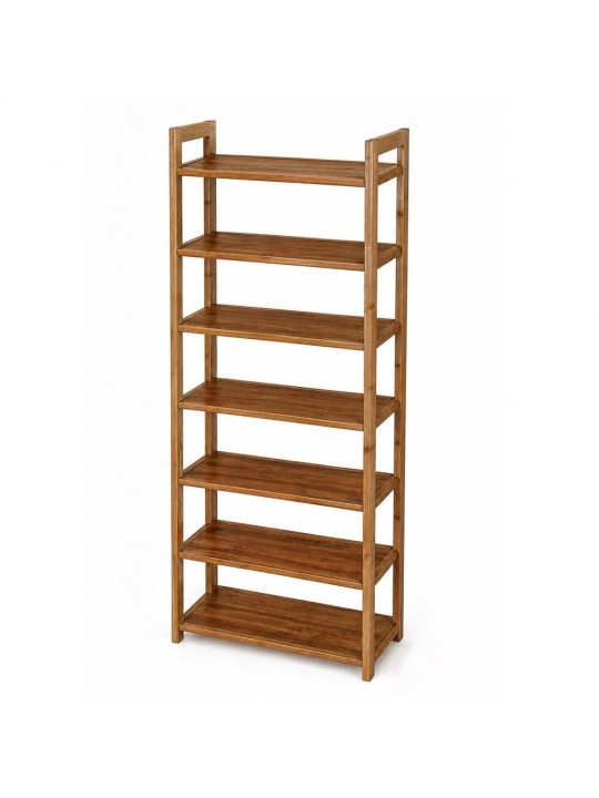 Βιβλιοθήκη Nextdeco από μπαμπού 6 επιπέδων Υ155x70x25εκ. - NEXT 36306
