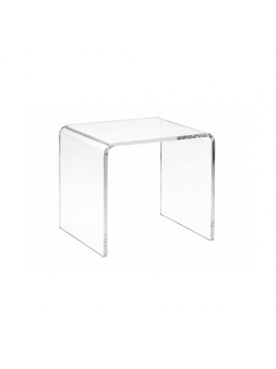 Τραπεζάκι - Κομοδίνο Nextdeco P Shape ακρυλικό διάφανο Υ45x40x30εκ. - NEXT 36419
