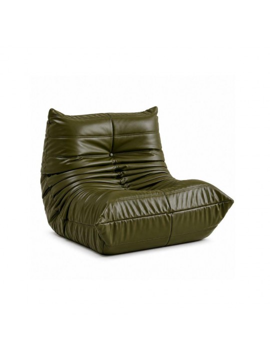 Πολυθρόνα Nextdeco Togo eco leather λαδί Υ70x97x85εκ. - NEXT 36565-05
