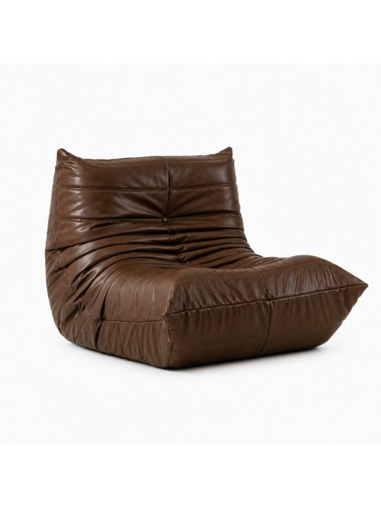 Πολυθρόνα Nextdeco Togo eco leather καφέ Υ70x97x85εκ. - NEXT 36565-07