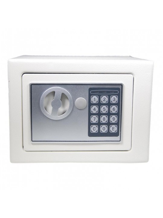 Next Deco - Χρηματοκιβώτιο με συνδυασμό & κλειδί λευκό Υ20x24x18εκ - 35039-00