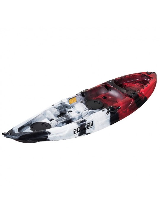 Fishing Kayak FORCE ANDARA SOT Ενός Ατόμου Κόκκινο - 0100-0120RBW