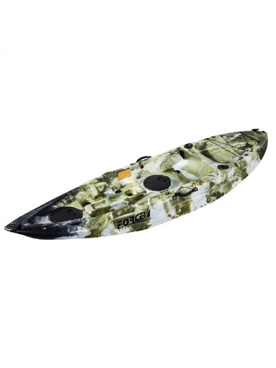 Fishing Kayak FORCE ANDARA SOT Ενός Ατόμου Χακί Παραλλαγής - 0100-0120XARMY
