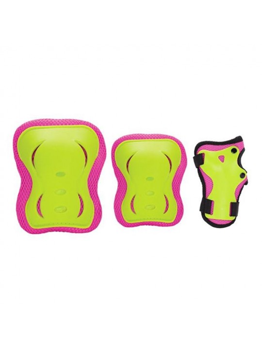 Προστατευτικά SET NILS EXTREME H320 SIZE XL Ροζ/Κίτρινο - 16-60-053