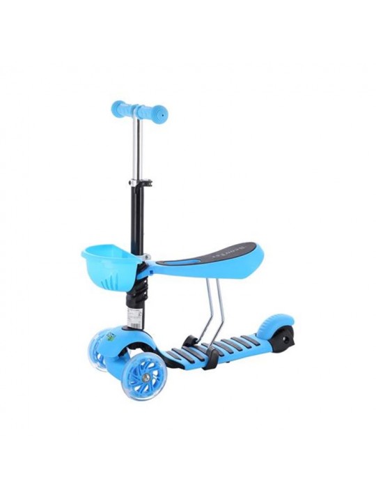 Σκούτερ Παιδικό HLB08 3 σε 1 Μπλε ME LED ΦΩΤΑΚΙΑ NILS EXTREME - 16-51-058