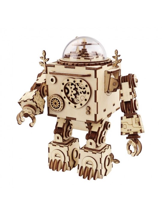 ROBOTIME ORPHEUS MUSIC BOX 3D Ξύλινο Μηχανικό Puzzle - RBT AM601