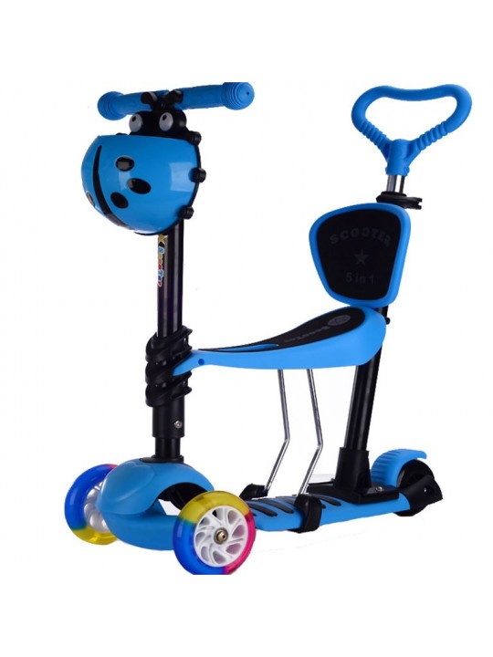 GC Σκούτερ Παιδικό SC22BL 5 σε 1 Μπλε ME LED ΦΩΤΑΚΙΑ - GC-SC22BL