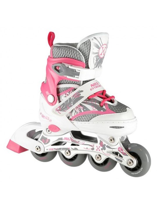 Αυξομειούμενα Πατίνια Roller NA 10602A INLINE SKATES NILS EXTREME ΡΟΖ-LARGE(39-42) - 16-01-171