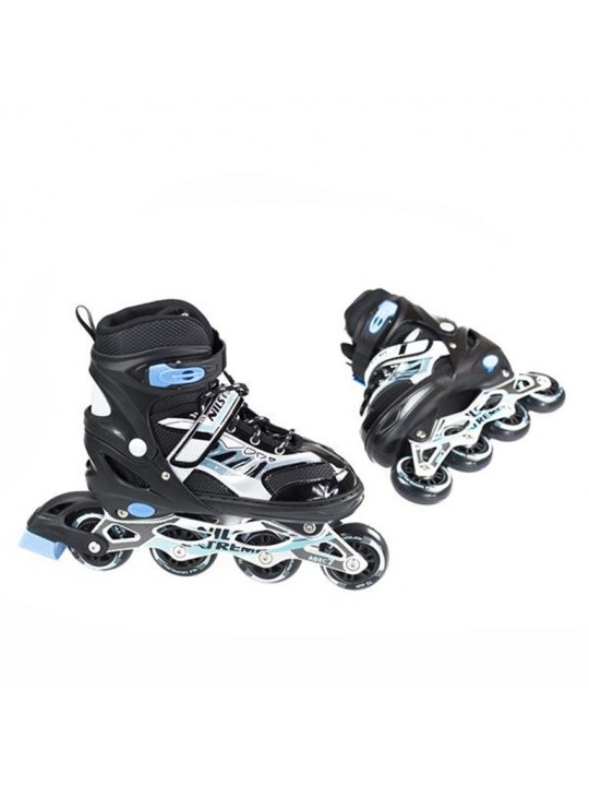 Αυξομειούμενα Πατίνια Roller NJ 1828 A INLINE SKATES NILS EXTREME ΜΑΥΡΟ -LARGE (39-42) - 16-00-040