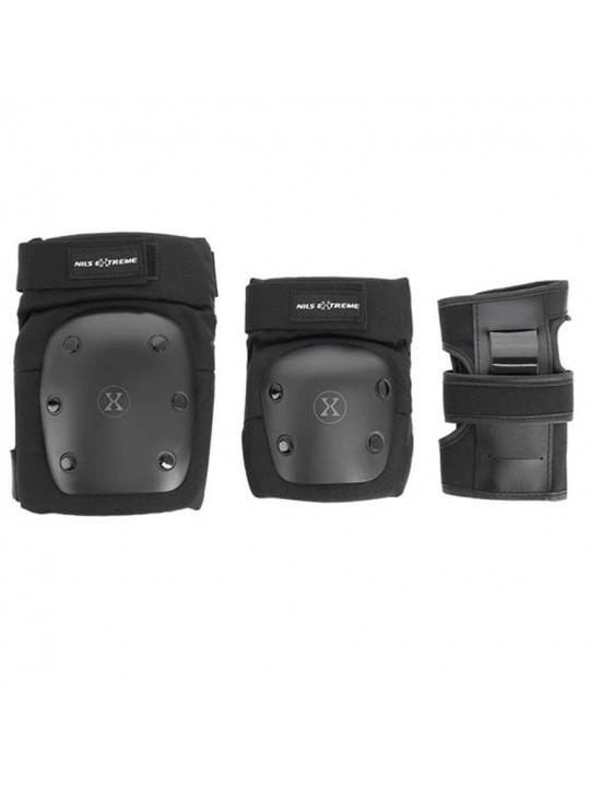 Προστατευτικά SET NILS EXREME H709 SIZE Medium Μαύρο - 16-60-136