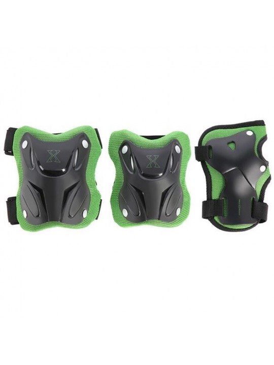 Προστατευτικά SET NILS EXREME H719 SIZE Large Μαύρο/Πράσινο - 16-60-144