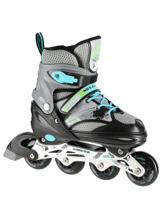 Αυξομειούμενα Πατίνια Roller NA 10602A INLINE SKATES NILS EXTREME ΜΑΥΡΟ-SMALL (31-34) - 16-01-175