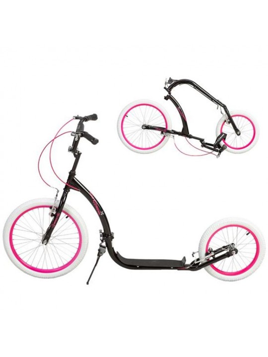 Scooter WH227F Μαύρο/Ροζ 20/16