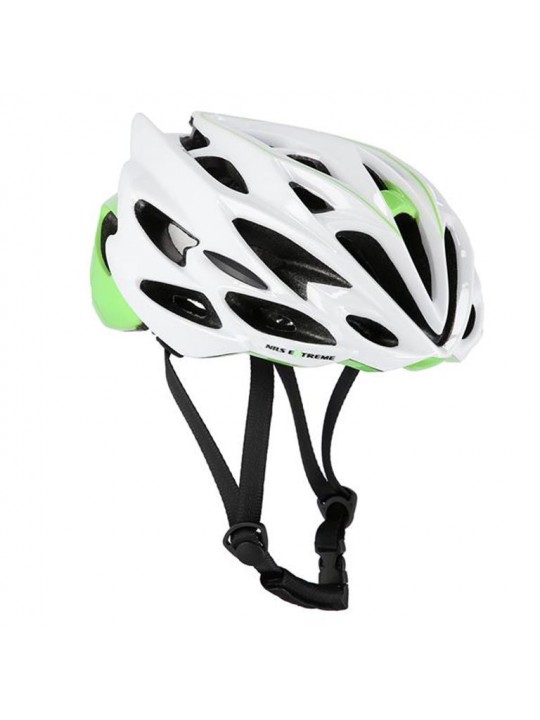 Προστατευτικό Κράνος Nils Extreme MTW58 Άσπρο/Πράσινο  Medium 55-58 - 16-70-039