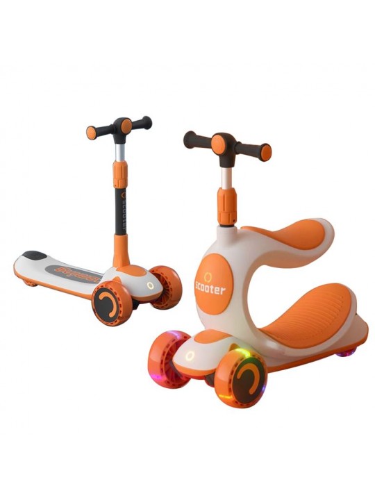 GC Scooter 2 σε 1 Fun S790 Πορτοκαλί - GC-S790