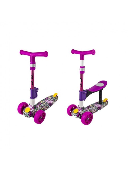 GC SCOOTER 2σε1 FUN HD0009TW Ροζ - GC-HD0009TW PNK