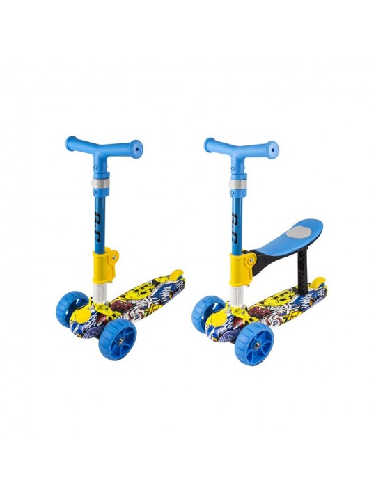 GC SCOOTER 2σε1 FUN HD0009TW Μπλε - GC-HD0009TW BL