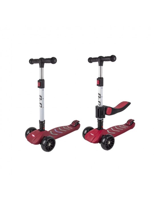 GC SCOOTER FUN S929 2 σε 1 Κόκκινο ME LED ΦΩΤΑΚΙΑ - GC-S929