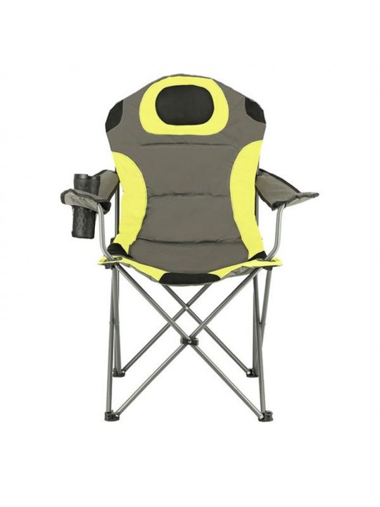 NILS CAMP Καρέκλα Παραλίας NC3188 Γκρι/Λαχανί - 15-03-210