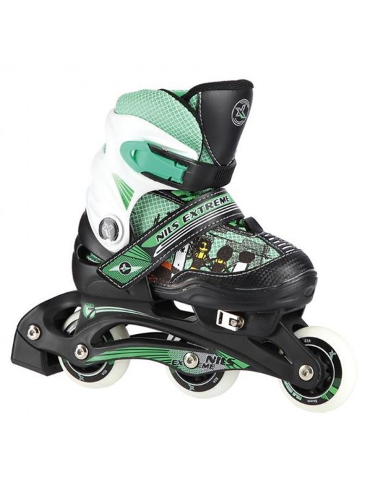 Αυξομειούμενα Roller NJ9128 2 ΣΕ 1 Πράσινο Small(30-33) IN-LINE SKATES/HOCKEY ICE SKATES - 16-1-600
