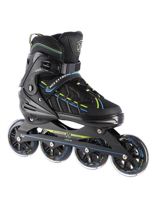 Nils NA1128 Inline Αυξομειούμενα Rollers Μαύρα Ενηλίκων/Παιδικά