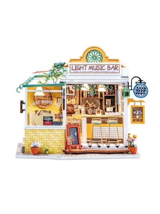 Rolife Light Music Bar DG147 DIY Wooden Dollhouse - RBT DG147