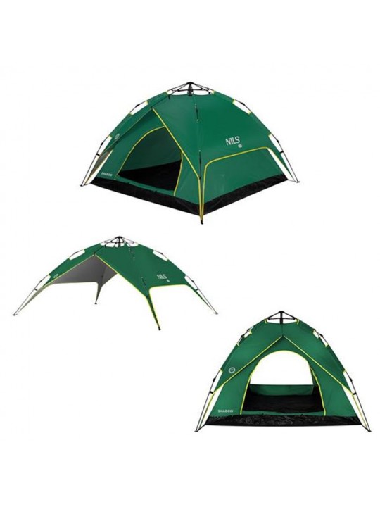Σκηνή Camping 3 Ατόμων NC7819 Πράσινη TENT SHADOW - 15-04-027