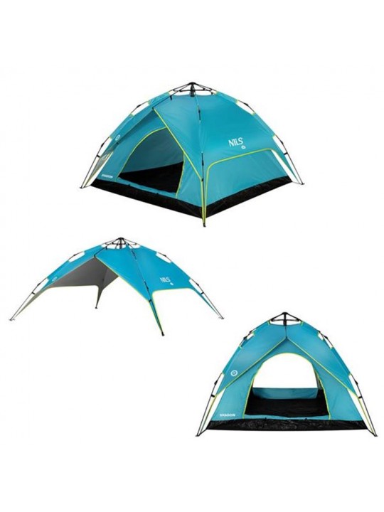 Σκηνή Camping 3 Ατόμων NC7819 Μπλε TENT SHADOW - 15-04-028