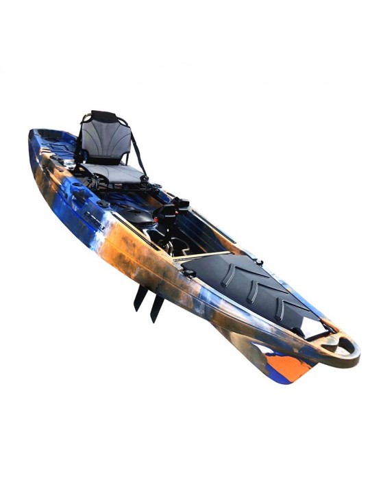 Professional Fishing Kayak - Επαγγελματικό Kαγιάκ Ψαρέματος Ποδηλατικό KICK-UP FINS DOFINE VI - 0100-0307BOW