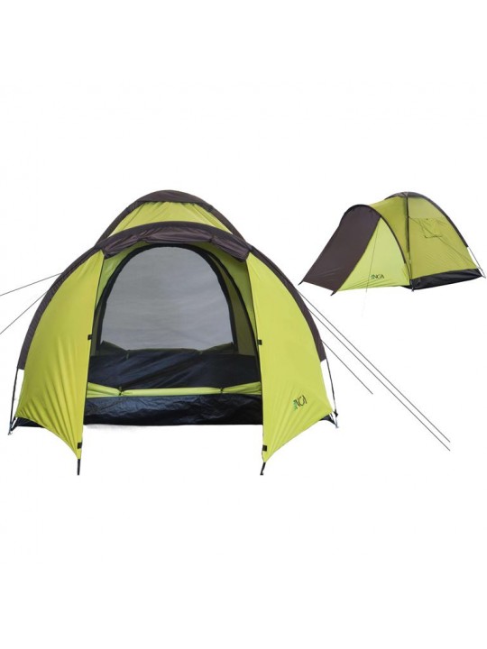 Σκηνή Camping 3 Ατόμων INCA Serenity Πράσινη - 0600-005-6