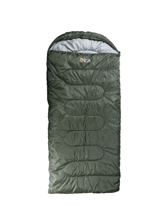 Υπνόσακος INCA Oasis με μαξιλάρι Χακί 220χ95cm - 0600-102-09